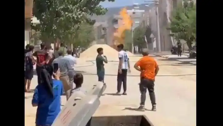 Kilis'te Doğalgaz Borusu Patladı: Kentte Panik Yaratan Olay