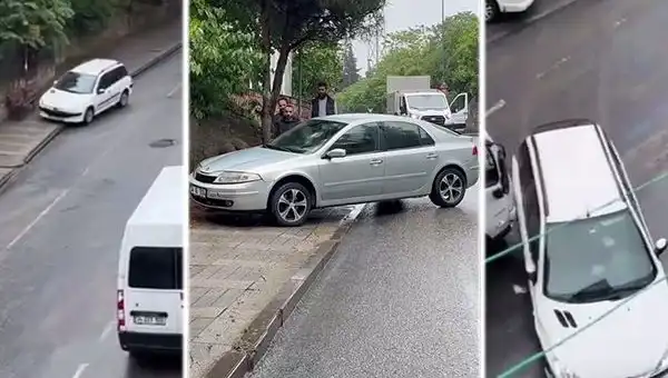 Otobüs Mazot Sızdırınca Trafikte Kaos: Araçlar Duramadı