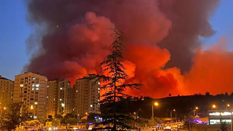 Bursa’da Yangın Alarmı! Şehrin Dört Bir Yanında Alevler Yükseliyor