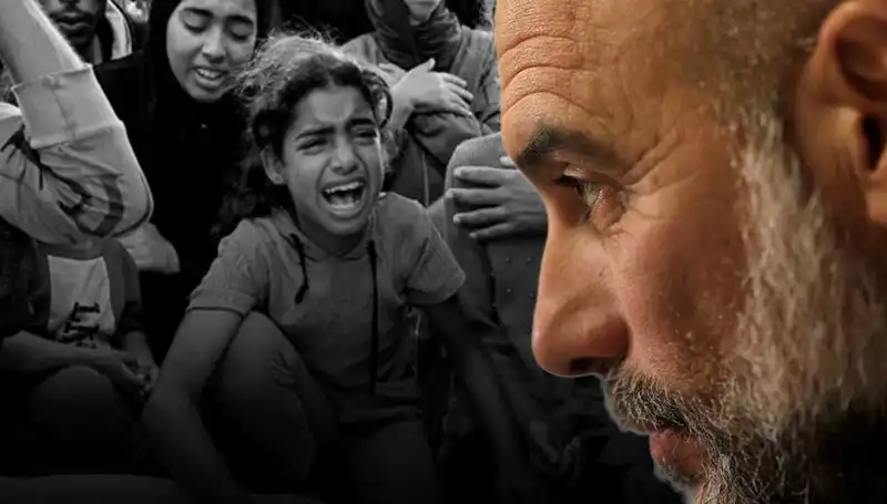 Pep Guardiola'nın Gazze Açıklaması: Futbolcu Olmanın Ötesinde Bir İnsani Duygu