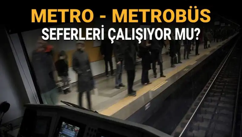 İstanbul'da Metrobüs ve Metro Seferleri: Bugün Çalışıyor mu?