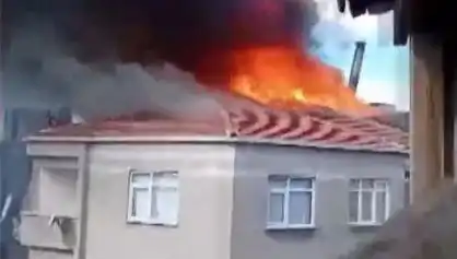 Bağcılar’da Yangın Korkutan Manzaralarla Devam Ediyor