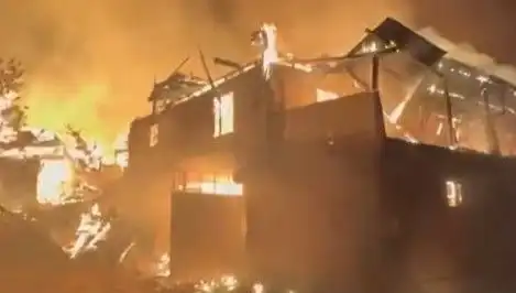 Çankırı’da Yangın Faciası: Altı Ev ve Bir Ahır Alevlere Teslim Oldu