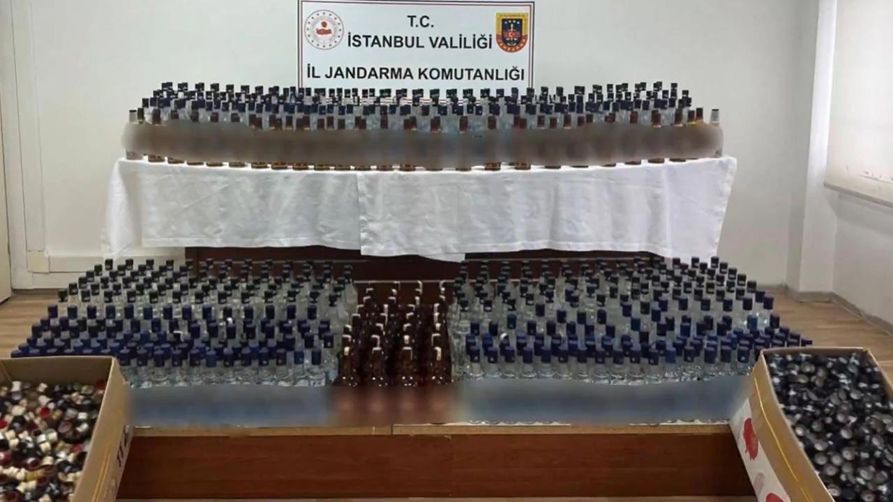 Operasyonla sahte alkol üretenlere büyük darbe!