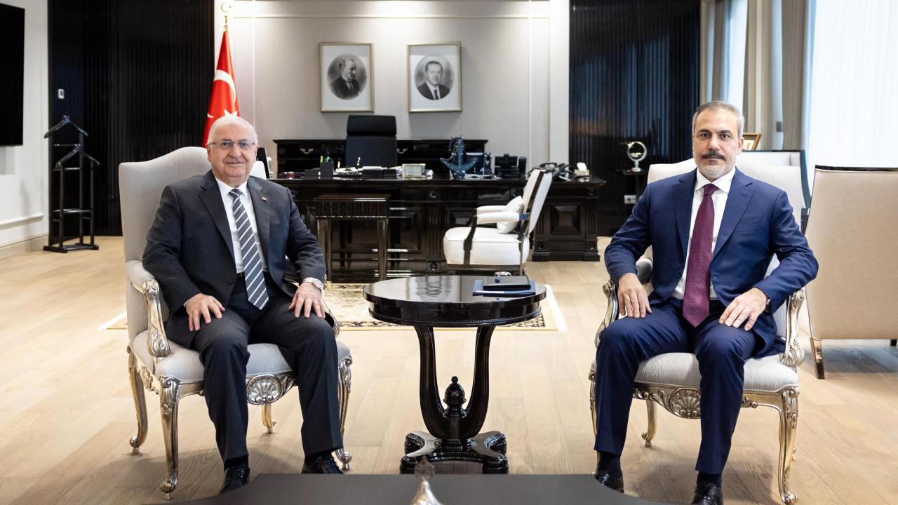 Bakan Güler ve Bakan Fidan Ortak Çalışma Toplantısı Yaptılar